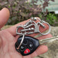 Drive safe keychain harley motorcycle craft keychain