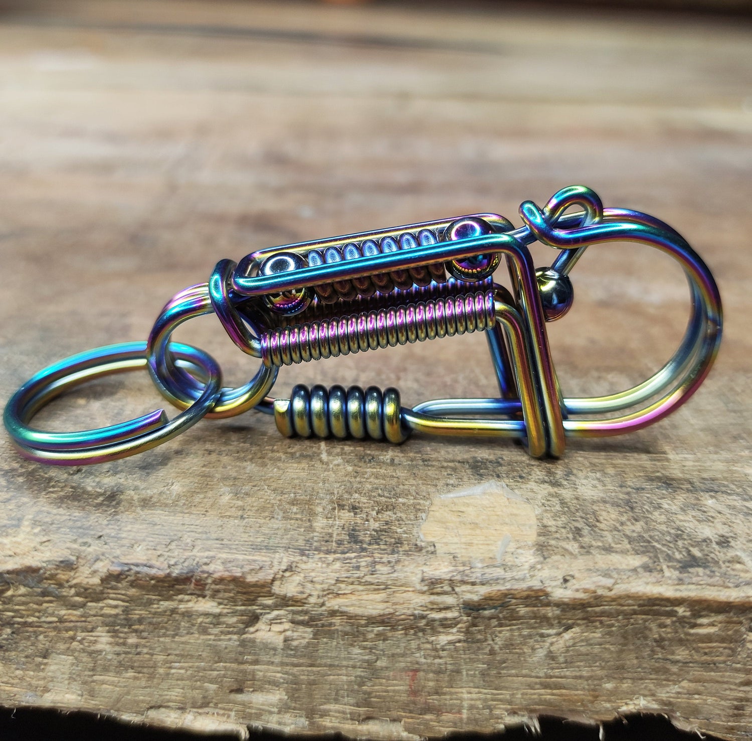 Multi-colored EDC keychains