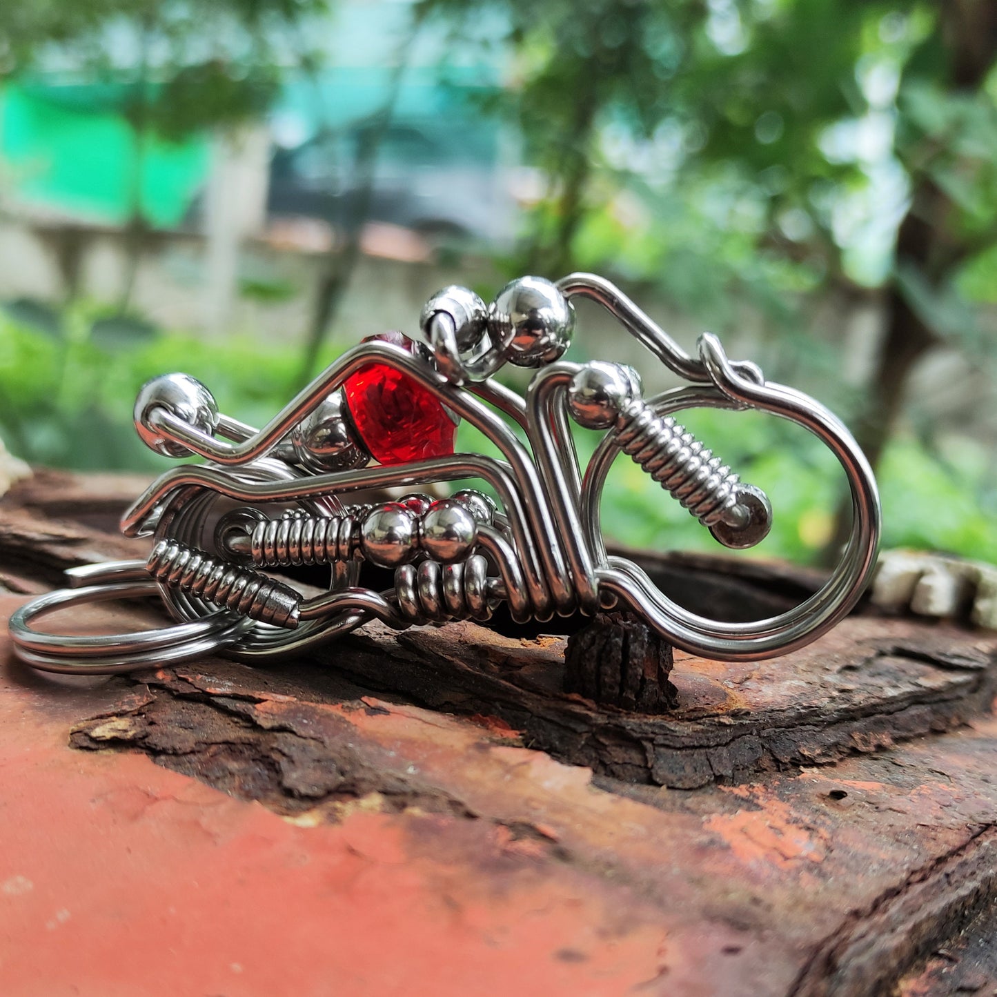 Handmade motorbike keychains - Men's accessories, personalized gifts for him, keychains for him, gift ideas, unique handmade gifts for men