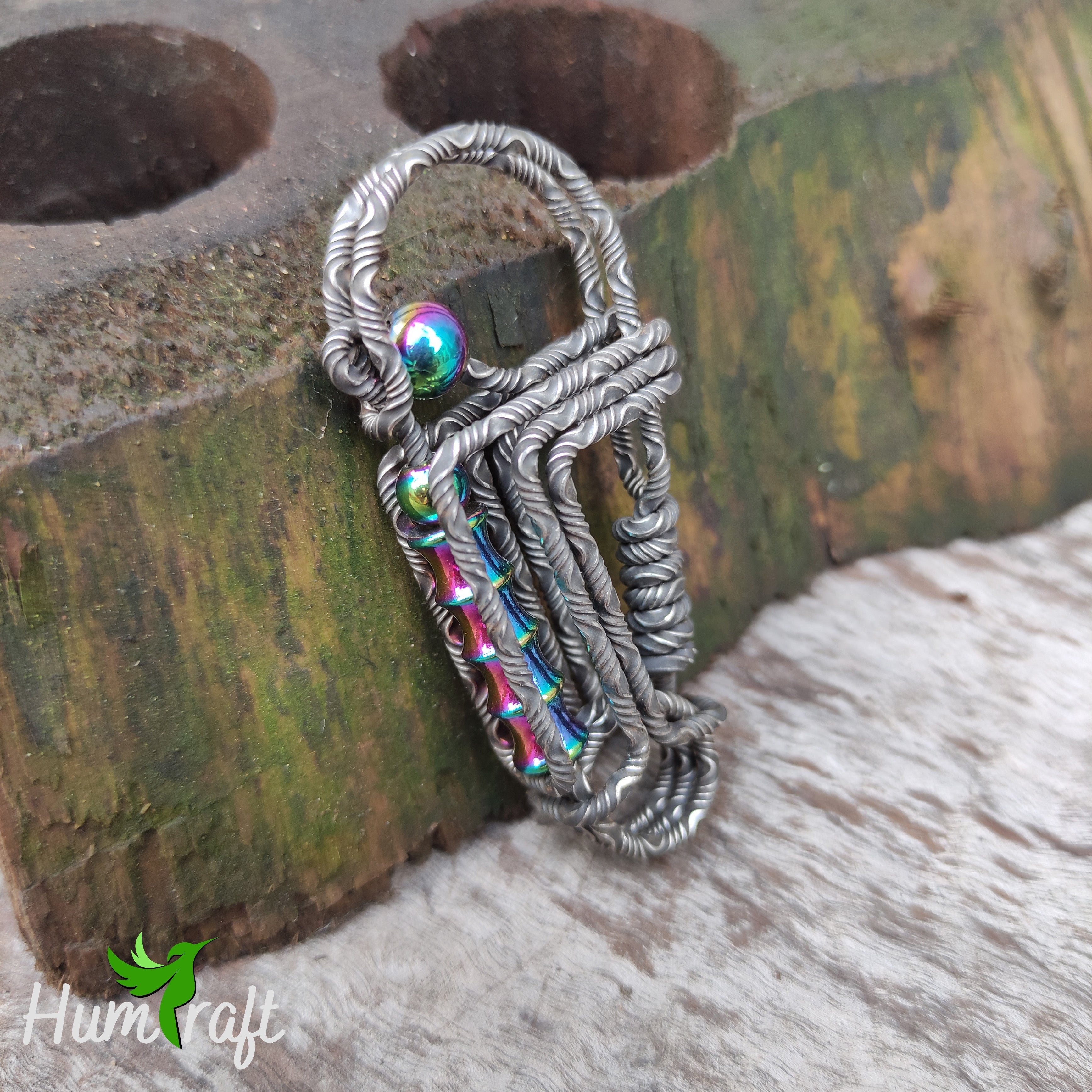 Handmade carabiner keychain - rainbow bamboo – Hum Crafts Art - Handmade  keychain from rope