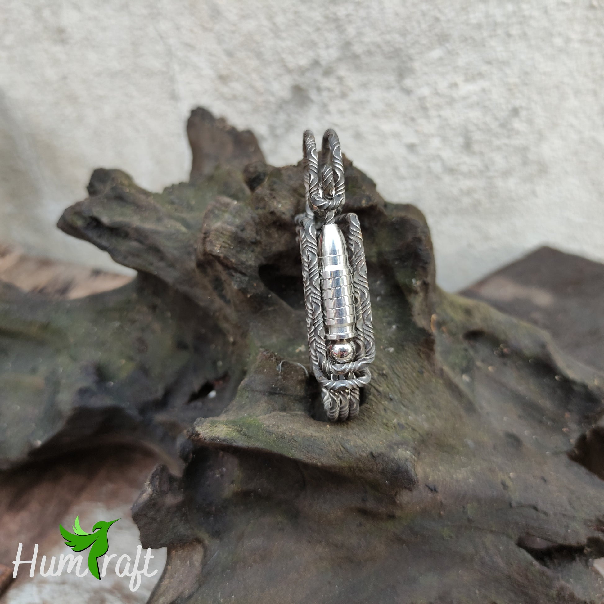 Handmade creative gifts - steel wire bullet keychain hooks